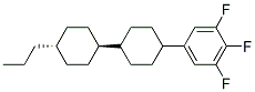 1-[Trans-4-(Trans-4-Propylcyclohexyl)Cyclohexyl]-3,4,5-Trifluorobenzene Struktur