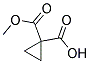 1,1-Cyclopropane Dicarboxylic Acid Methyl Ester Struktur