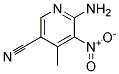 2-AMINO-3-NITRO-5-CYANO-4-PICOLINE Struktur