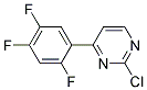 2-Chloro-4-(2,4,5-trifluoro-phenyl)-pyrimidine Struktur