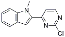 2-(2-Chloro-pyrimidin-4-yl)-1-methyl-1H-indole Struktur