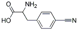 2-amino-3-(4-cyanophenyl)propanoic acid Struktur