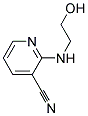 2-[(2-hydroxyethyl)amino]pyridine-3-carbonitrile Struktur