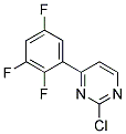 2-Chloro-4-(2,3,5-trifluoro-phenyl)-pyrimidine Struktur