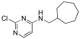 2-chloro-N-(cycloheptylmethyl)pyrimidin-4-amine Struktur