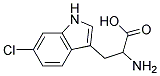 2-amino-3-(6-chloro-1H-indol-3-yl)propanoic acid Struktur