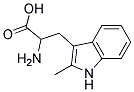 2-amino-3-(2-methyl-1H-indol-3-yl)propanoic acid Struktur