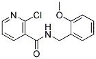 2-Chloro-N-(2-methoxy-benzyl)-nicotinamide Struktur