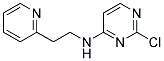 2-chloro-N-(2-pyridin-2-ylethyl)pyrimidin-4-amine Struktur
