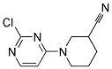 1-(2-chloropyrimidin-4-yl)piperidine-3-carbonitrile Struktur