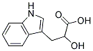 2-hydroxy-3-(1H-indol-3-yl)propanoic acid Struktur