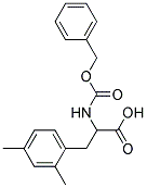 2-{[(benzyloxy)carbonyl]amino}-3-(2,4-dimethylphenyl)propanoic acid Struktur