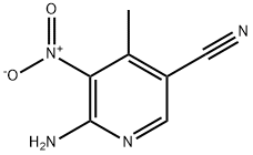 2-AMINO-5-CYANO-3-NITRO-4-PICOLINE Struktur