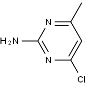 2-AMINO-4-METHYL-6-CHLORO PYRIMIDINE Struktur