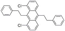 1,8-Dichloro-9,10-Bis(Phenylethynl)Anthracene Struktur