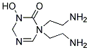 1-Hydroxy-2-oxo-3,3-bis(2-aminoethyl)-1,3,5-triazine Struktur