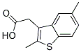 (2,5-DIMETHYLBENZO(B)THIEN-3-YL)ACETICACID Struktur