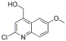 (2-CHLORO-6-METHOXY-4-QUINOLYL)METHANOL Struktur