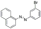 1-(M-BROMOPHENYLAZO)NAPHTHALENE Struktur