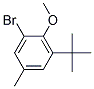 1-BROMO-3-TERT-BUTYL-2-METHOXY-5-METHYLBENZENE Struktur