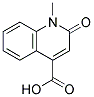 1-METHYL-2-OXO-1,2-DIHYDRO-4-QUINOLINECARBOXYLICACID Struktur