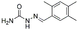 2,4,5-TRIMETHYLBENZALDEHYDESEMICARBAZONE Struktur