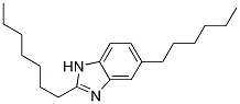 2-HEPTYL-5-HEXYLBENZIMIDAZOLE Struktur