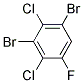 1,3-Dibromo-2,6-dichloro-5-fluorobenzene Struktur