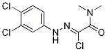 2-Chloro-2-[2-(3,4-dichlorophenyl)hydrazono]-N,N-dimethylacetamide Struktur