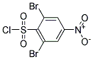 2,6-Dibromo-4-nitrobenzenesulfonylchloride Struktur