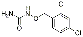 1-(2,4-Dichlorobenzyloxy)urea Struktur