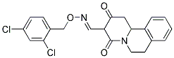 2,4-Dioxo-1,3,4,6,7,11b-hexahydro-2H-pyrido[2,1-a]isoquinoline-3-carbaldehyde o-(2,4-dichlorobenzyl )oxime Struktur