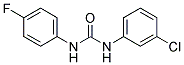 2-CHLORO-4-[3-(4-FLUORO-PHENYL)-UREIDO]-BENZENE Struktur