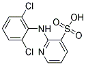 2-[(2,6-DICHLOROPHENYL)AMINO]-3-PYRIDINESULFONIC ACID Struktur