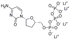 2',3'-DIDEOXYCYTIDINE-5'-TRIPHOSPHORIC ACID TETRALITHIUM SALT Struktur