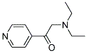 2-(DIETHYLAMINO)-1-(4-PYRIDINYL)-ETHANONE Struktur