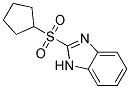 2-(CYCLOPENTYLSULFONYL)-1H-BENZO[D]IMIDAZOLE Struktur