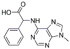 2-(9-METHYL-9H-PURIN-6-YLAMINO)-2-PHENYLACETIC ACID Struktur