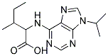 2-(9-ISOPROPYL-9H-PURIN-6-YLAMINO)-3-METHYLPENTANOIC ACID Struktur