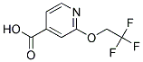 2-(2,2,2-TRIFLUOROETHOXY)-4-PYRIDINECARBOXYLIC ACID Struktur