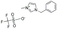 1-BENZYL-3-METHYLIMIDAZOLIUM TRIFLUOROMETHANESULFONATE Struktur