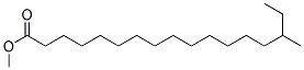 15-METHYLHEPTADECANOIC ACID METHYL ESTER Struktur