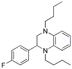 1,4-DIBUTYL-2-(4-FLUOROPHENYL)-1,2,3,4-TETRAHYDROQUINOXALINE Struktur