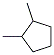 1,2-DIMETHYLCYCLOPENTANE, CIS/TRANS- Struktur