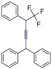 1,1,1-TRIFLUORO-2,5,5-TRIPHENYLPENT-3-YNE Struktur