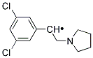 [1-(3,5-DICHLORO-PHENYL)-2-PYRROLIDIN-1-YL-ETHYL]- Struktur