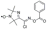 2,2,5,5-TETRAMETHYL-4-BENZOYLOXYIMINOCHLOROMETHYL-3-IMIDAZOLINE-1-OXYL, FREE RADICAL Struktur