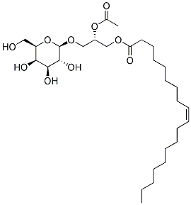 1-OLEOYL-2-ACETYL-3-B-D-GALACTO*PYRANOSYL-SN-GLYCERO Struktur