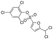 2,4,6-TRICHLOROPHENYL 5-(DICHLOROMETHYL)FURAN-2-SULFONATE, TECH Struktur