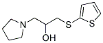 1-TETRAHYDRO-1H-PYRROL-1-YL-3-(2-THIENYLTHIO)PROPAN-2-OL, TECH Struktur